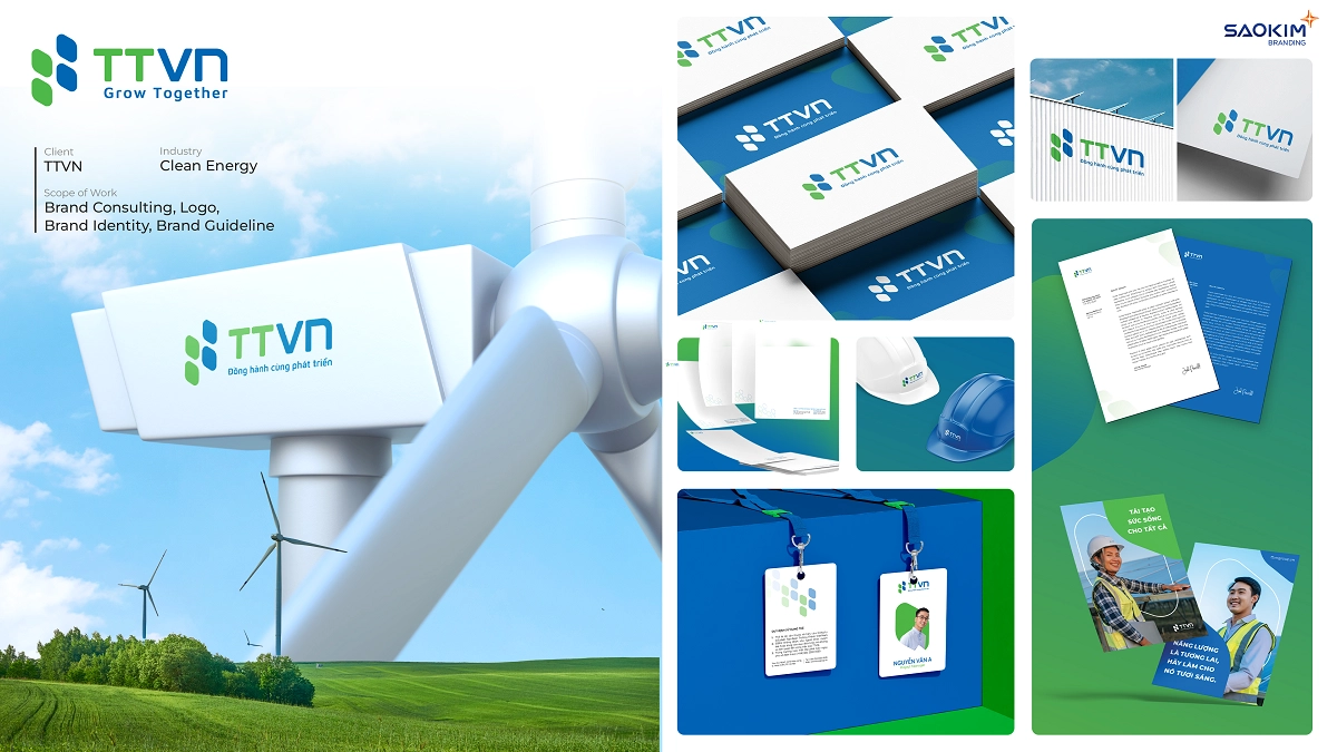 Dự án thiết kế bộ nhận diện thương hiệu TTVN