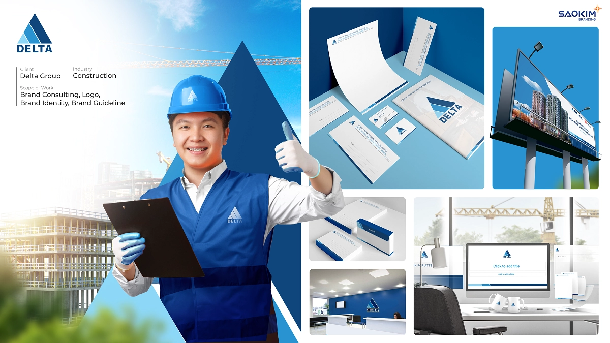 Dự án thiết kế bộ nhận diện thương hiệu Delta