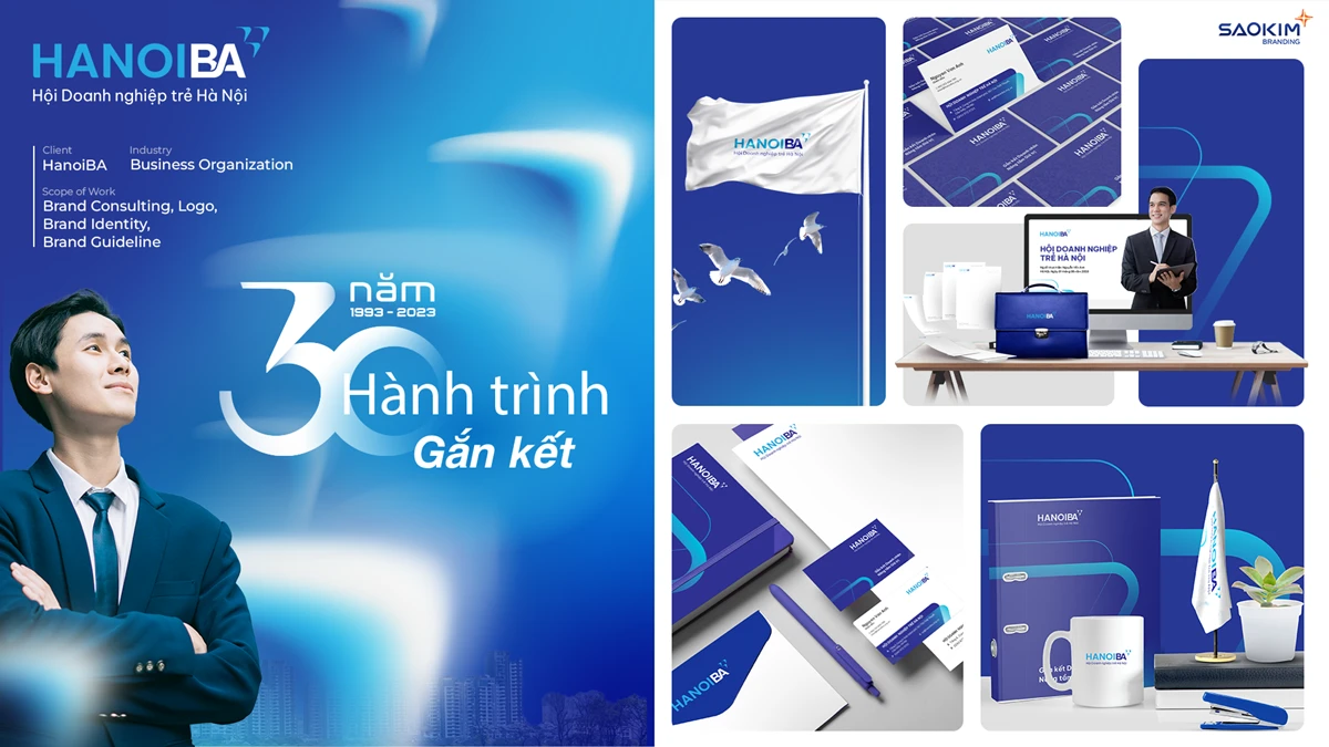 Dự án thiết kế nhận diện thương hiệu HanoiBA