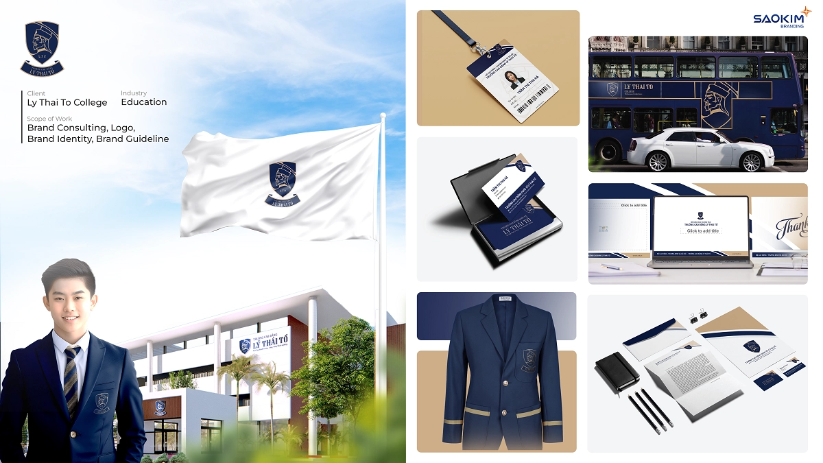 Dự án thiết kế bộ nhận diện thương hiệu Trường Cao Đẳng Lý Thái Tổ
