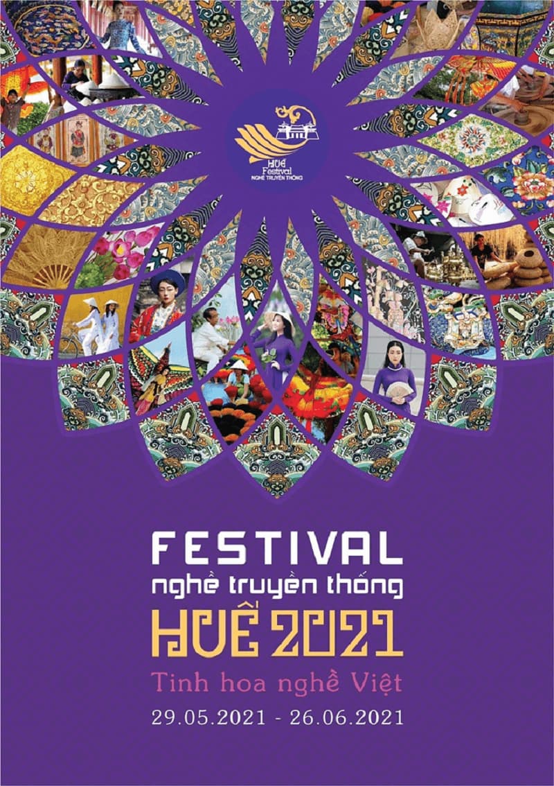 Hình ảnh quảng bá Festival nghề truyền thống Huế 2021 Hình ảnh quảng bá Festival nghề truyền thống Huế 2021