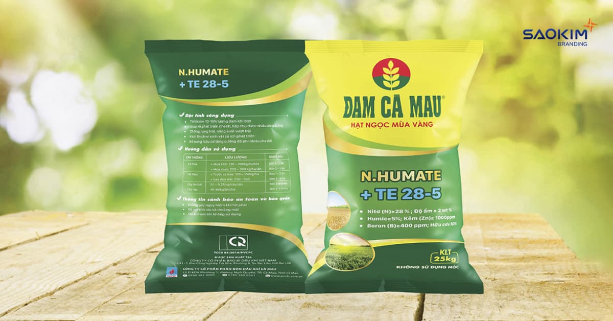 Bao bì sản phẩm Đạm Cà Mau Bao bì sản phẩm Đạm Cà Mau