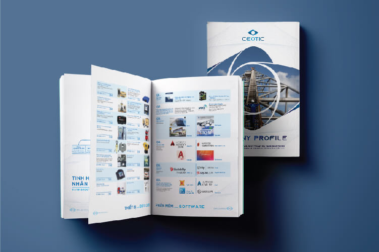 Mẫu thiết kế profile công ty CEOTIC do Sao Kim thực hiện Mẫu thiết kế profile công ty CEOTIC do Sao Kim thực hiện