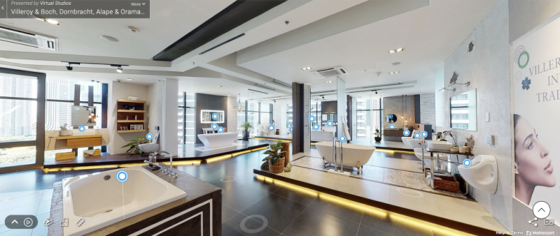 Showroom ảo, web 360 của DornBracht