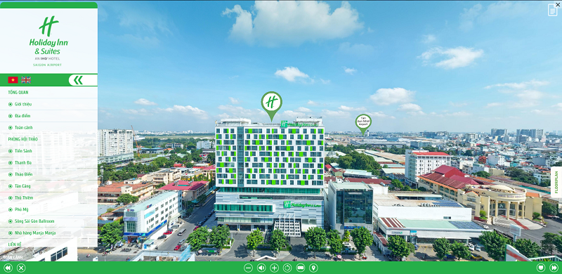 Showroom ảo, web 360 của Holiday Inn Suites