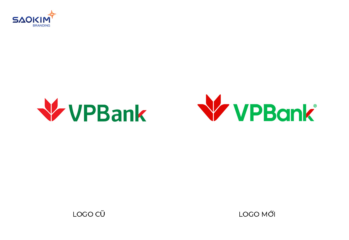 VP Bank thay đổi logo VP Bank thay đổi logo