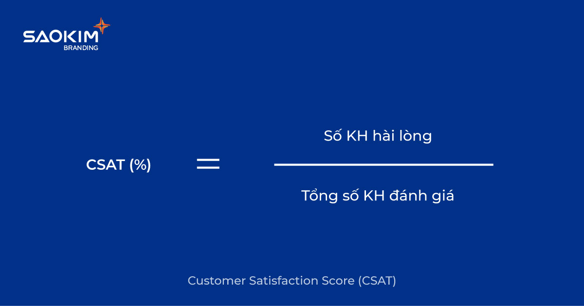 Công thức tính chỉ số CSAT