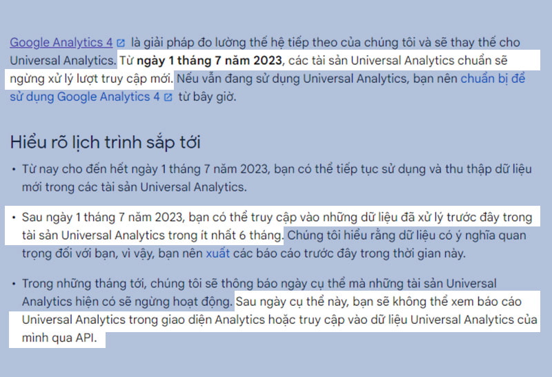 Google thông báo nên cài đặt Google Analytics 4 ngay