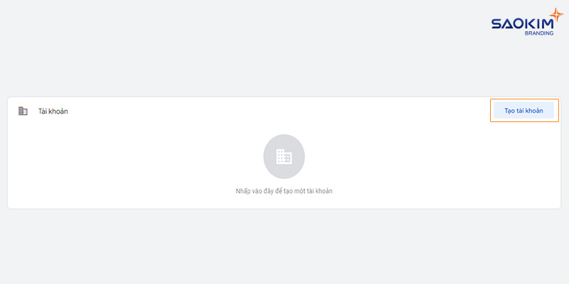 Cài đặt Google Tag Manager vào website - Bước Tạo tài khoản