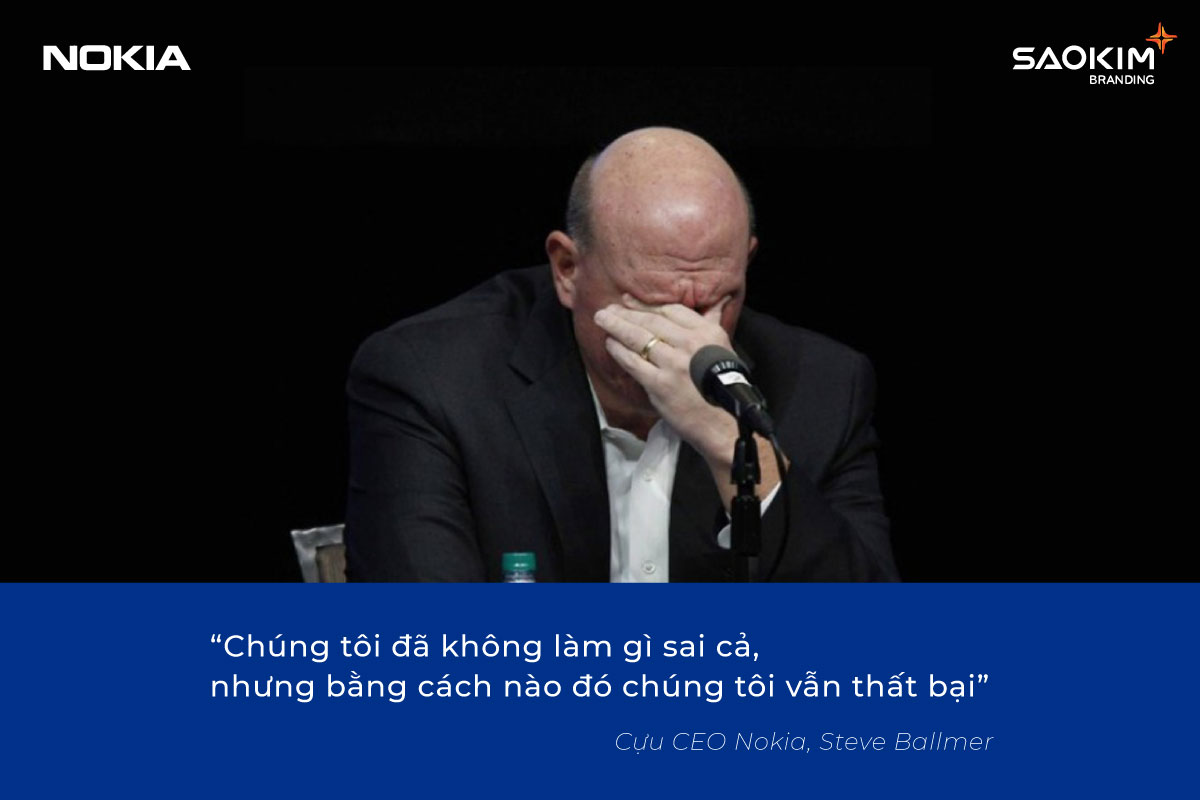 Nokia thất bại vì không quan sát đối thủ và nghĩ mình quá lớn để thất bại