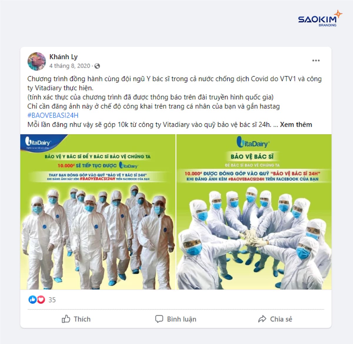 Ví dụ chiến dịch CSR thành công: Chiến dịch CSR của Vitadairy Ví dụ chiến dịch CSR thành công: Chiến dịch CSR của Vitadairy