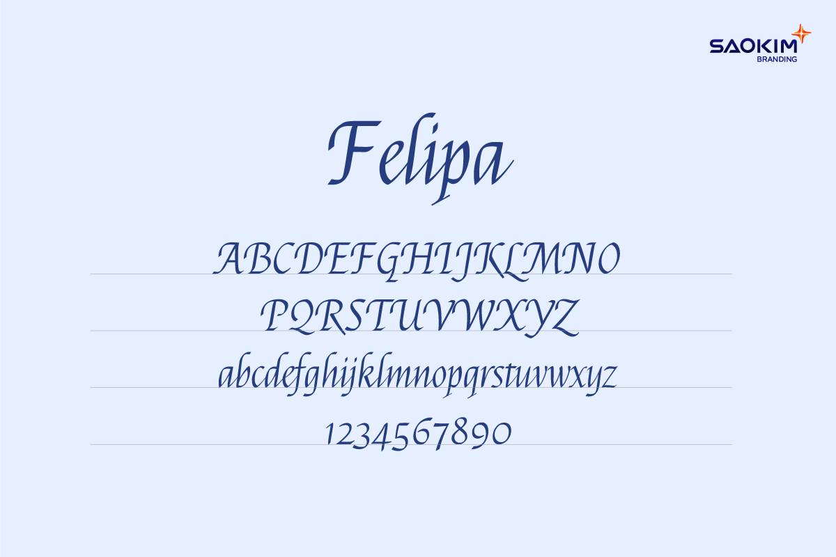 Brand Typography - Loại phông chữ Script