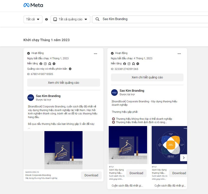Sử dụng Facebook Ads
