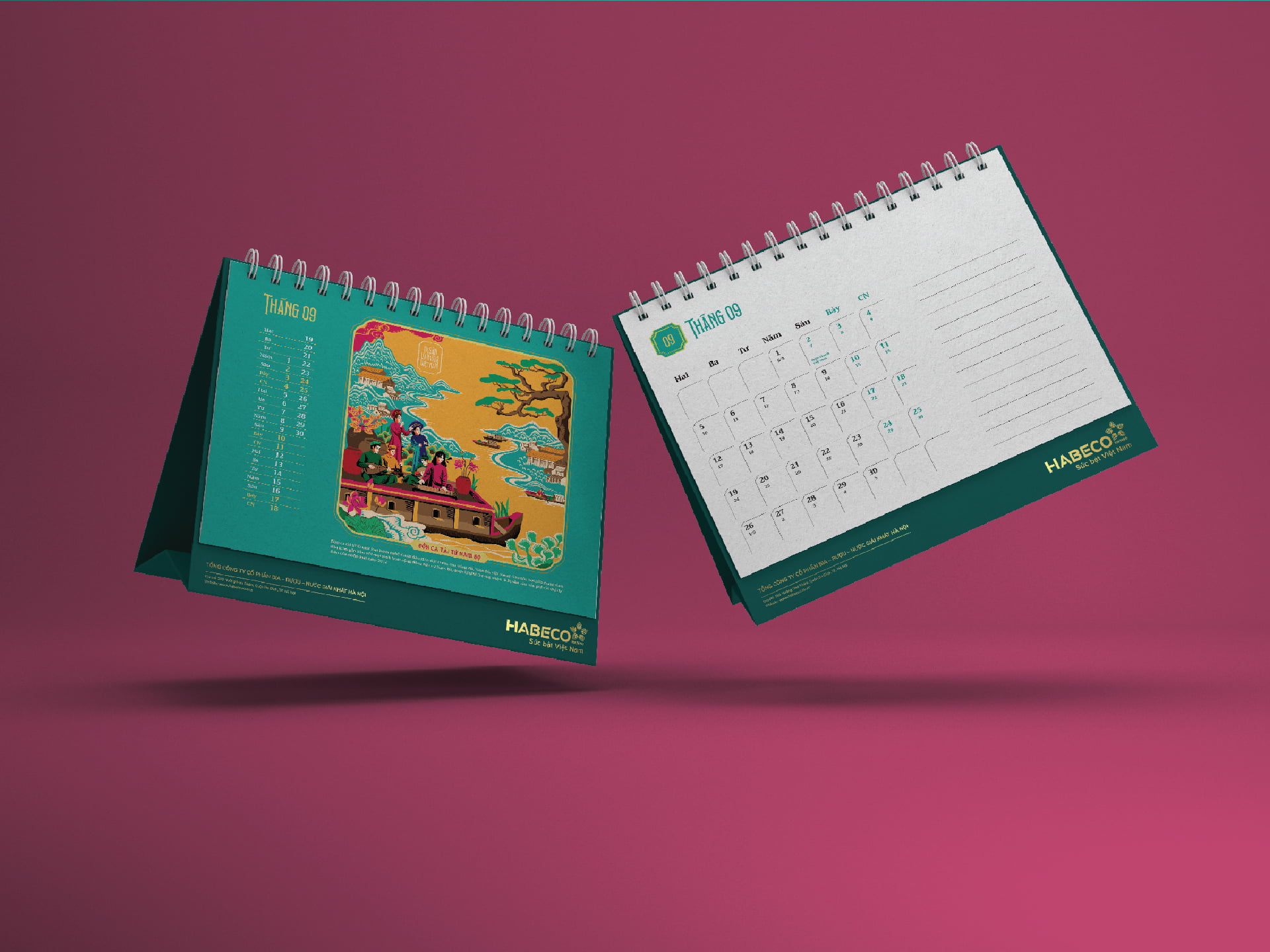 Dự án thiết kế lịch tết Habeco 2022 - 32