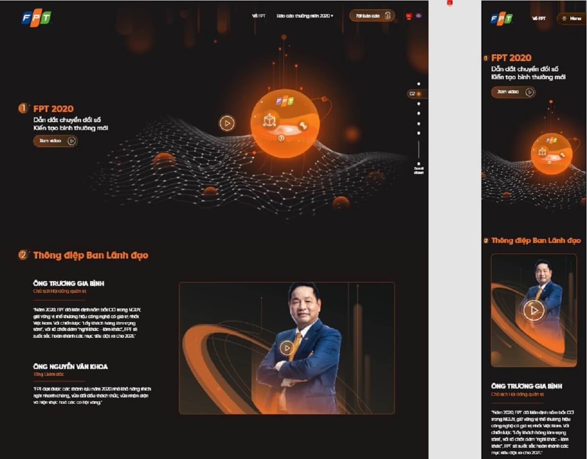 Thiết kế website cho công ty FPT (1)