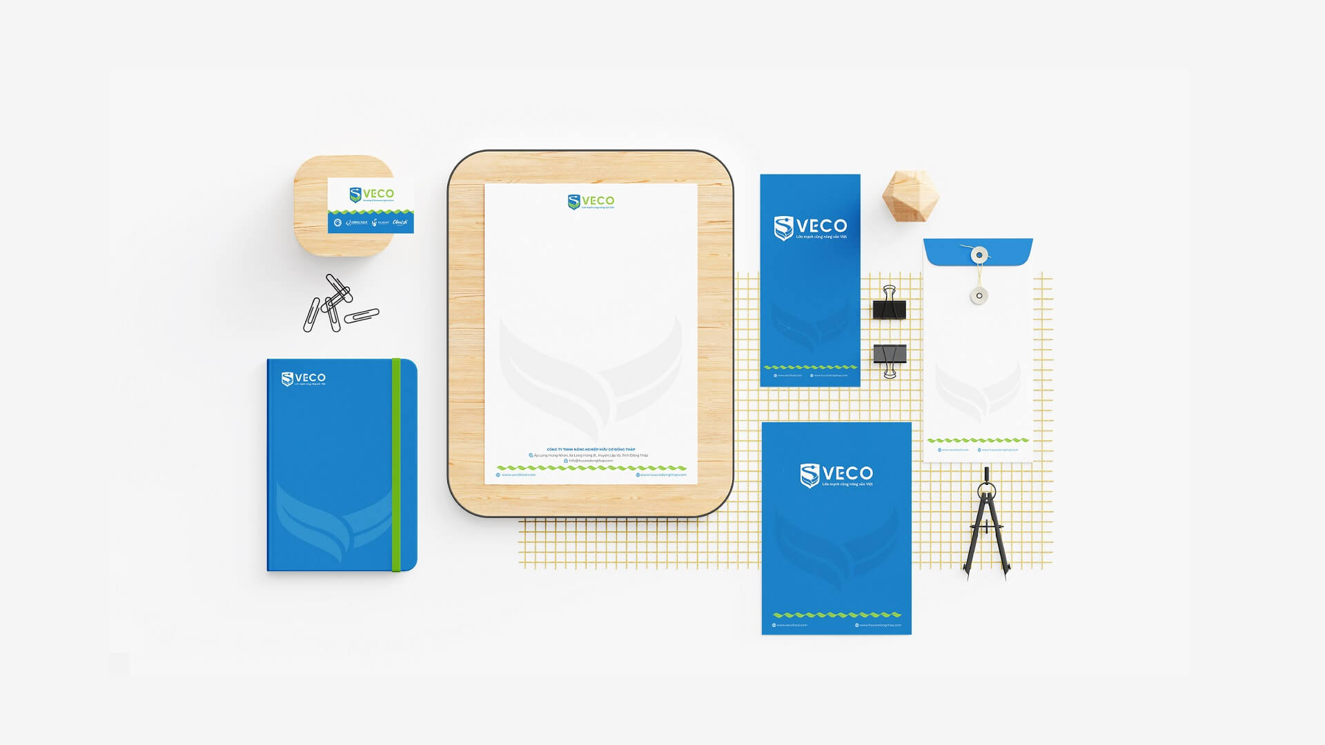 Dự án thiết kế bộ nhận diện thương hiệu, thiết kế logo VECO của Sao Kim Branding - 6