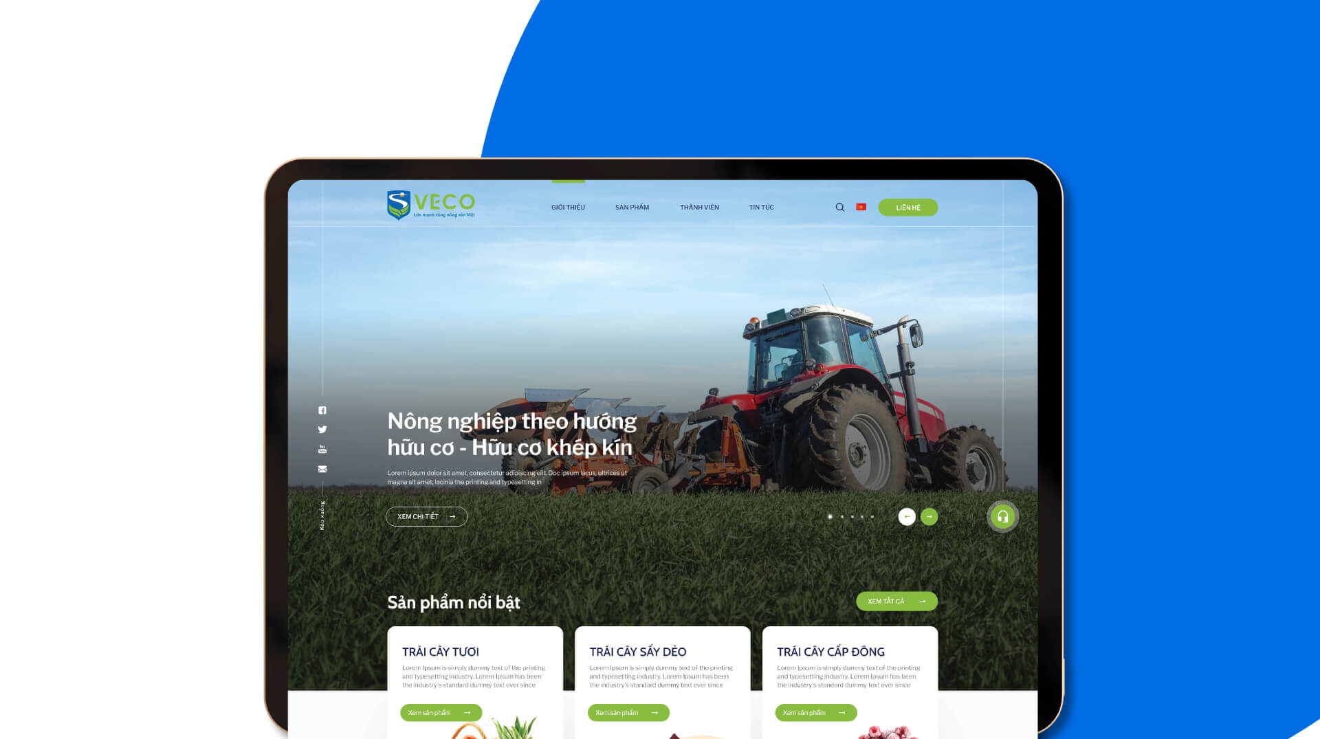 Dự án thiết kế bộ nhận diện thương hiệu, thiết kế website VECO của Sao Kim Branding - 1