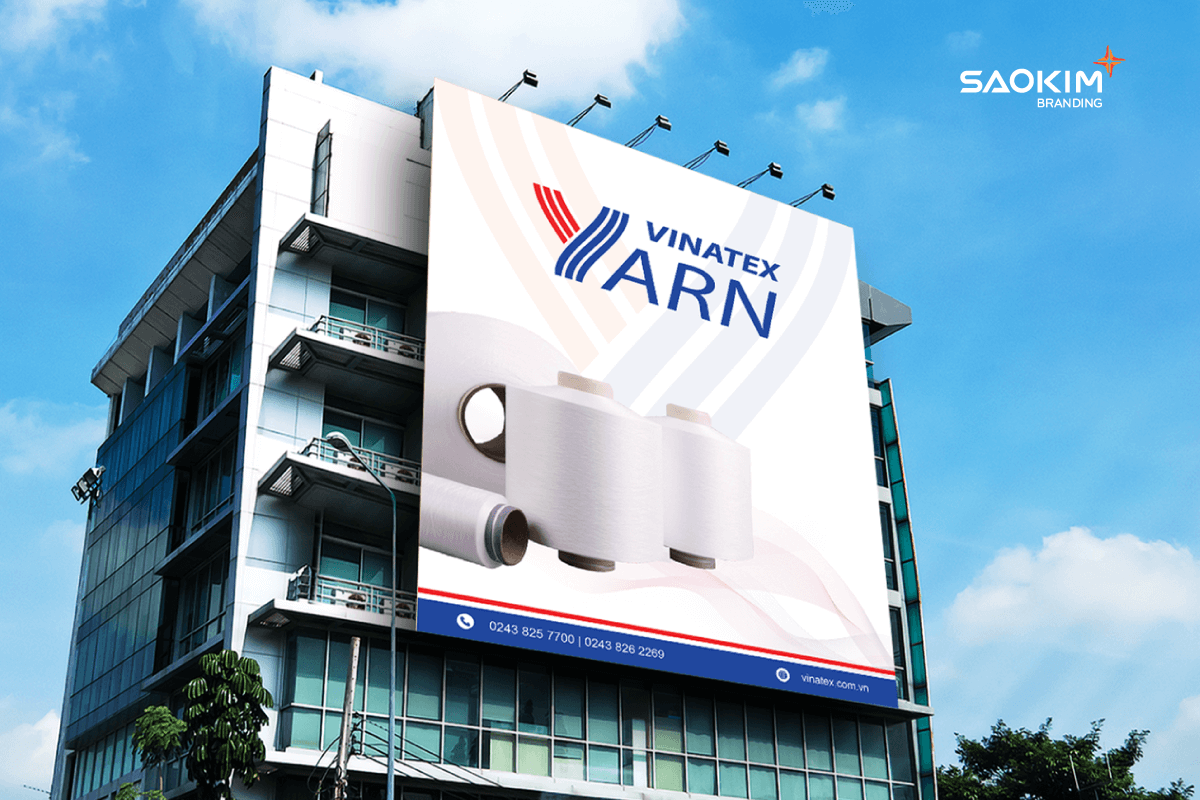 Thiết kế thương hiệu YARN (VINATEX) do Sao Kim Branding thực hiện