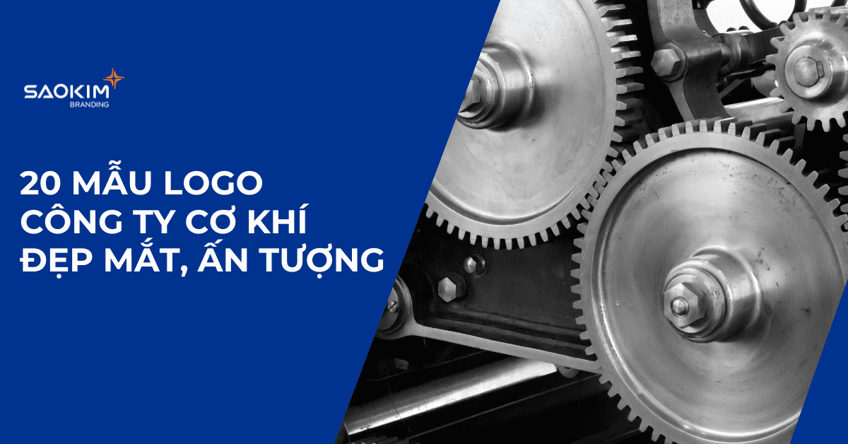 20 Mẫu logo công ty cơ khí đẹp mắt, ấn tượng