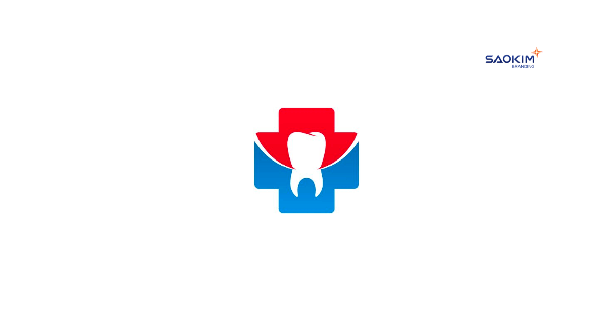 Mẫu thiết kế Logo phòng khám Nha Khoa sử dụng biểu tượng chiếc răng kết hợp với chữ thập (5)