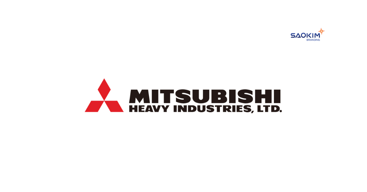 Mẫu thiết kế logo công ty cơ khí Mitsubishi Heavy Industries