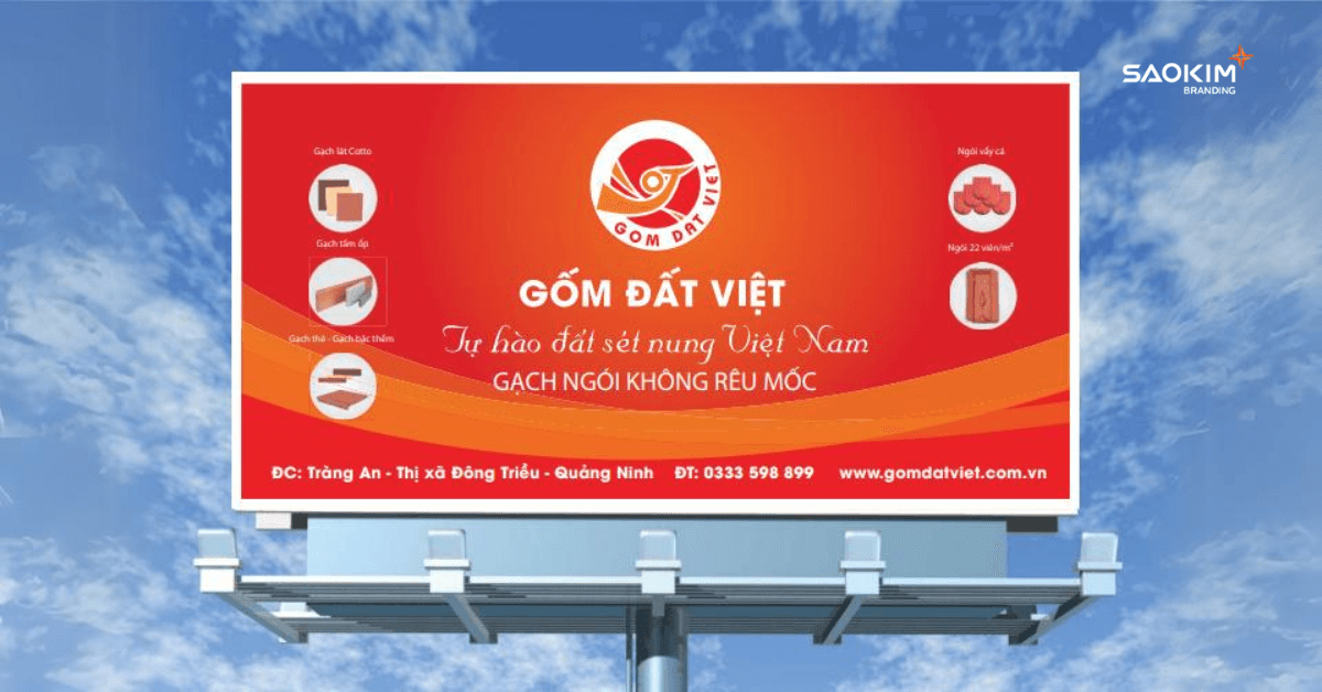 Truyền thông thương hiệu ngoài trời của Gốm Đất Việt (Một dự án của Sao Kim Branding)