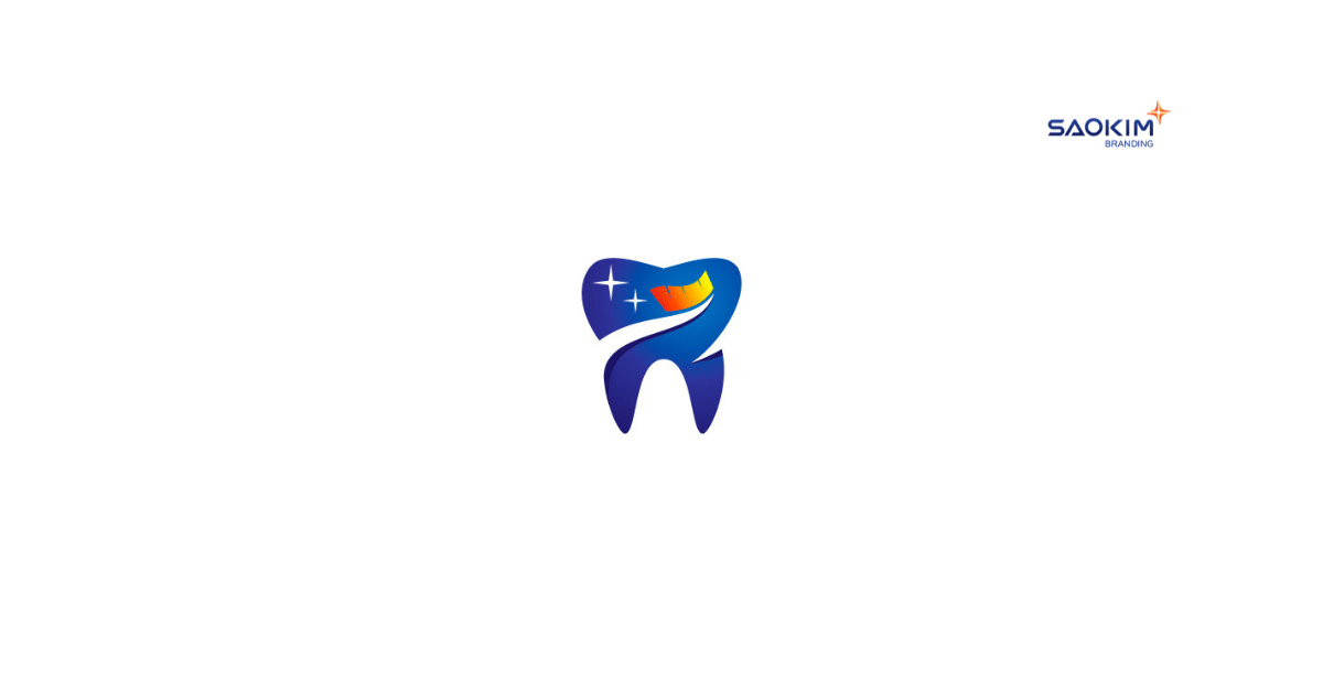 Mẫu thiết kế Logo phòng khám nha khoa sử dụng biểu tượng chiếc răng kết hợp với bàn chải (2)