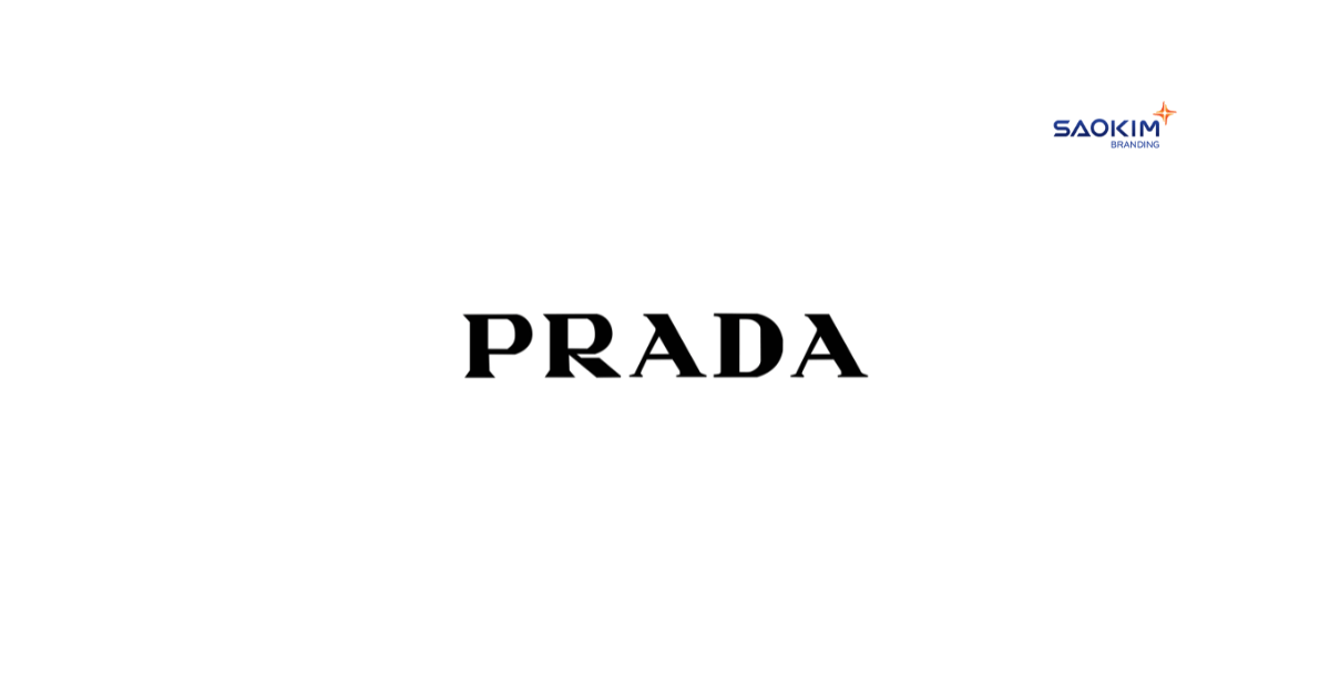 mẫu thiết kế logo công ty dệt may Prada