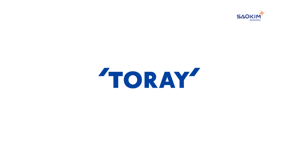 Mẫu thiết kế logo công ty dệt may Toray