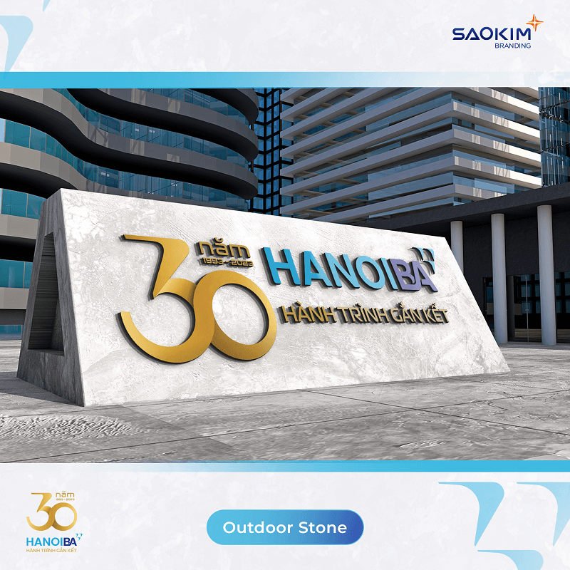 Dự án thiết kế sự kiện 30 Years HANOIBA - 5