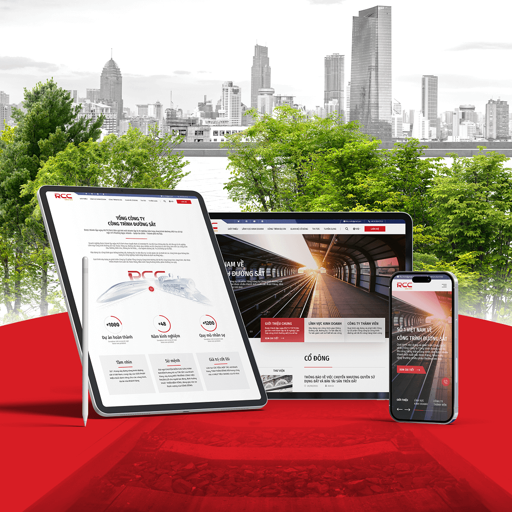 Thiết kế logo nhận diện thương hiệu RCC - Website RCC
