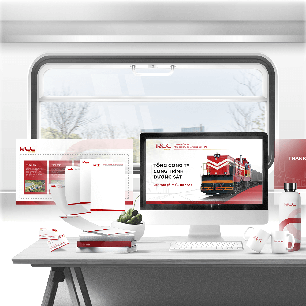 Thiết kế logo nhận diện thương hiệu RCC - Nhận diện website RCC