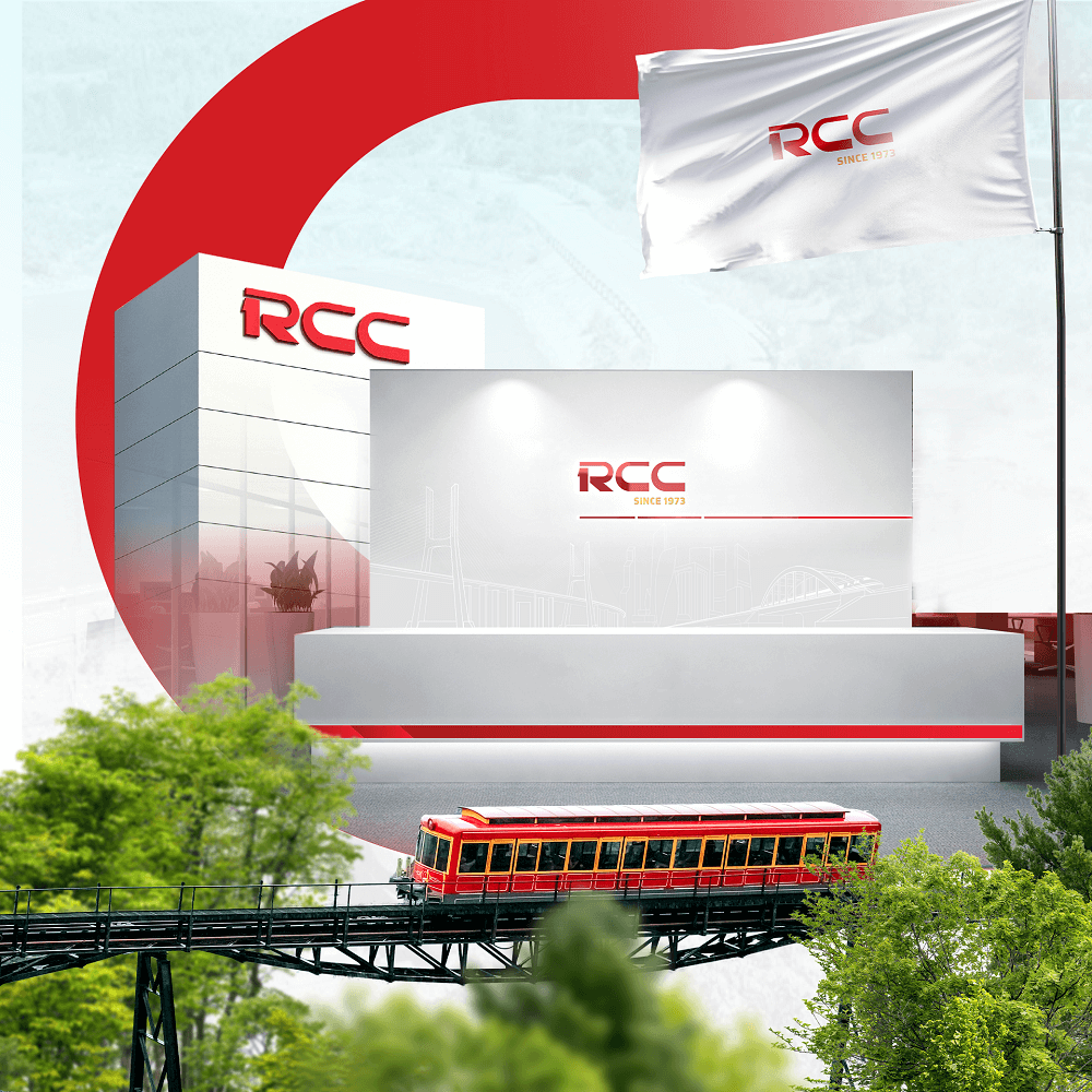 Thiết kế logo nhận diện thương hiệu RCC - Phối cảnh Logo