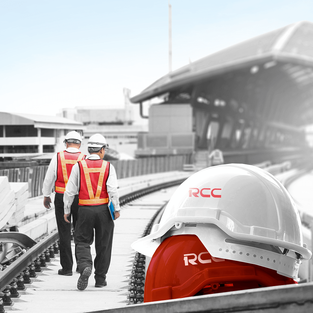 Thiết kế logo nhận diện thương hiệu RCC - Trang phục thi công