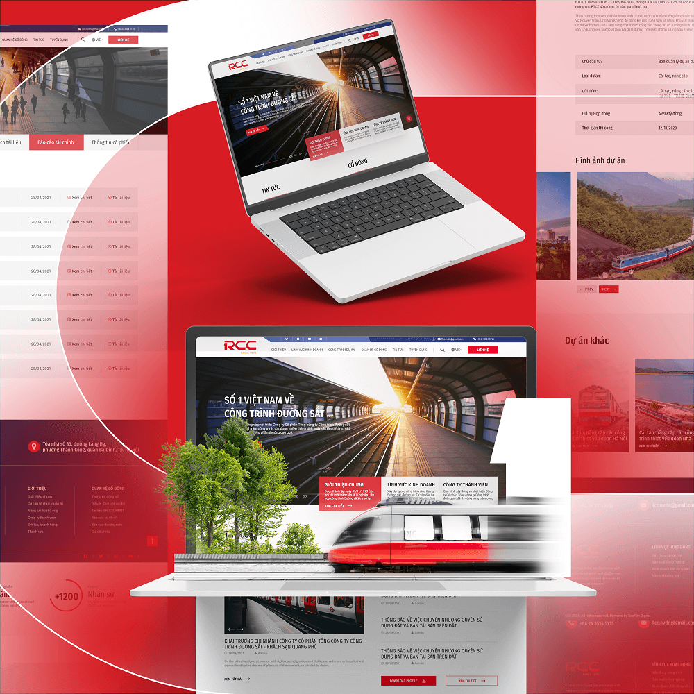Thiết kế logo nhận diện thương hiệu RCC - Website RCC