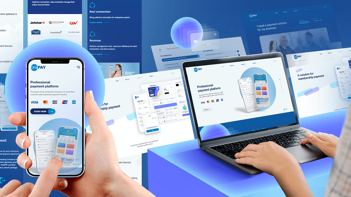 Dự án thiết kế website cho doanh nghiệp - OnePay