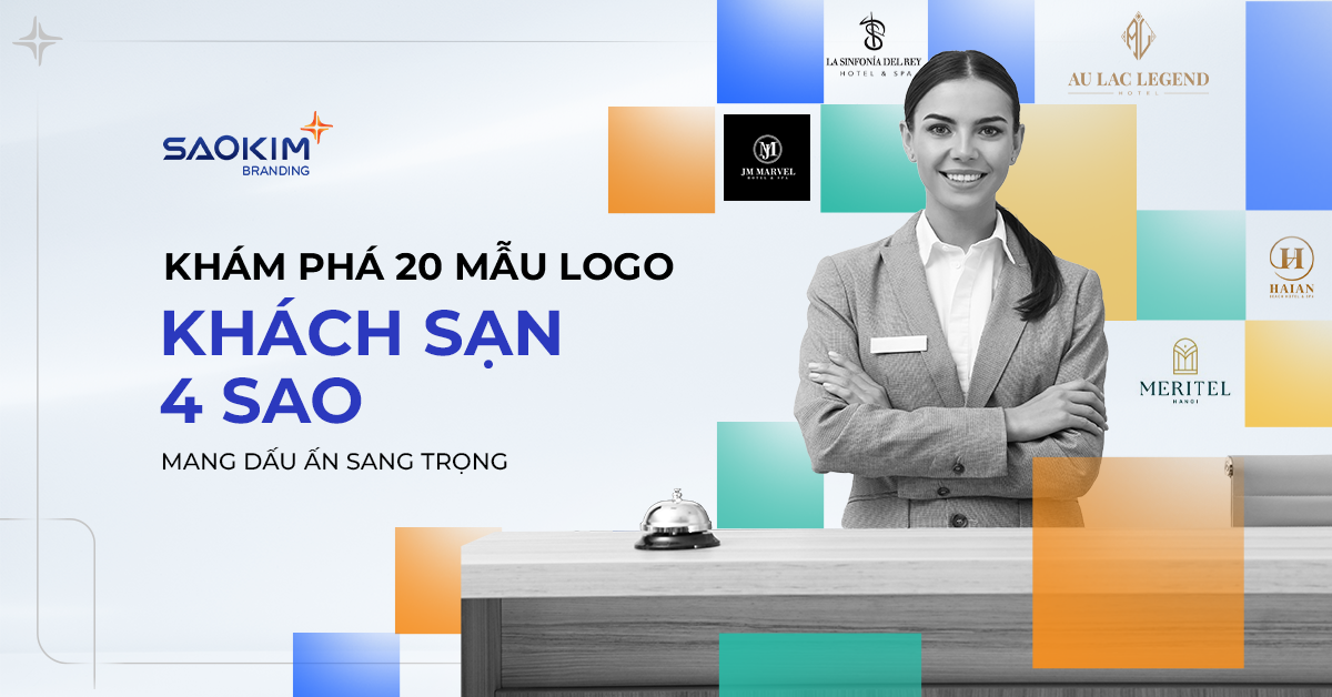 Khám phá 20 mẫu logo khách sạn 4 sao mang dấu ấn sang trọng