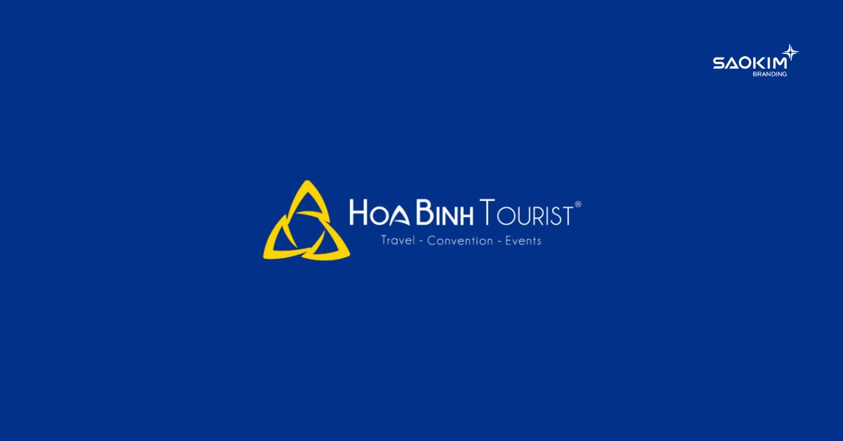 Mẫu logo công ty du lịch HoaBinh Tourist