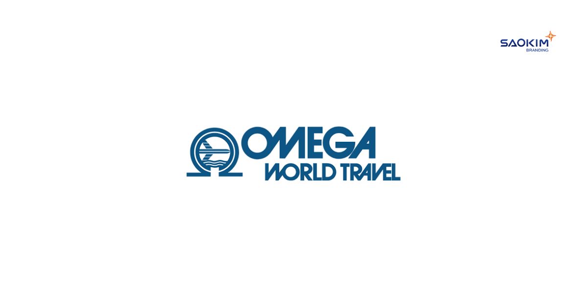 Mẫu logo công ty du lịch Omega World Travel