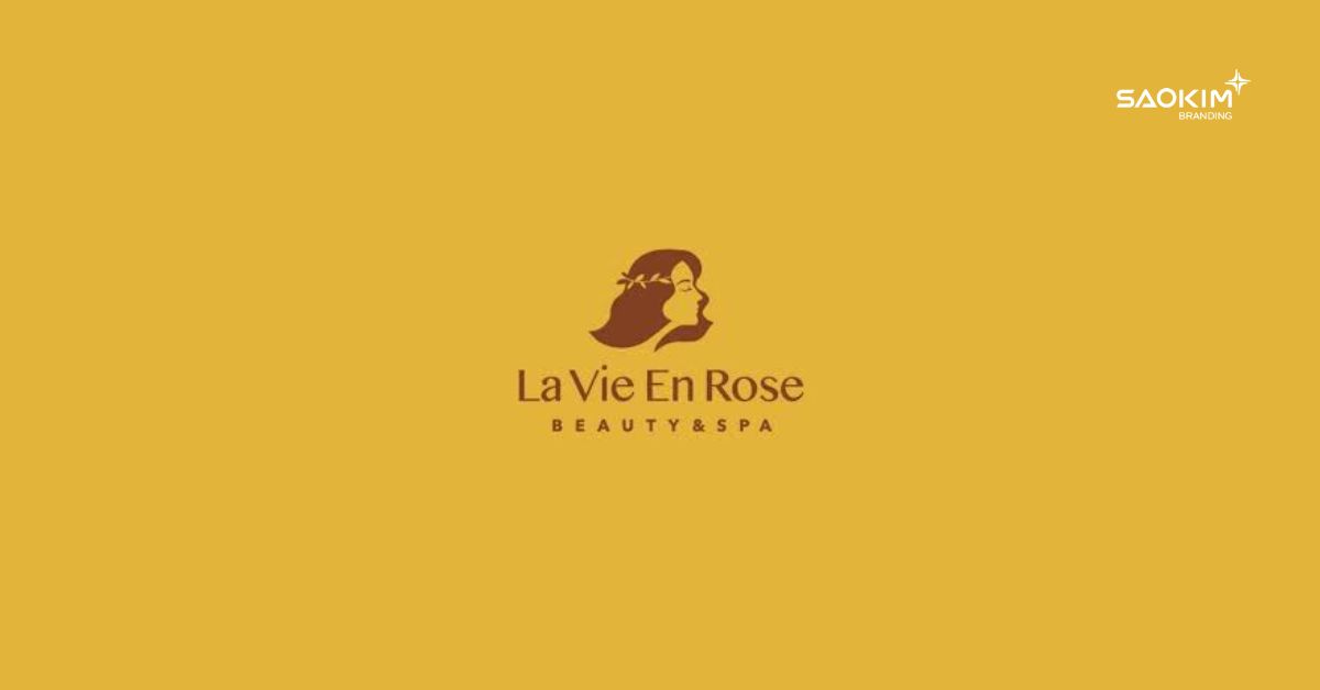 Mẫu logo spa La Vie En Rose