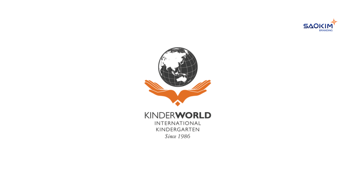 Logo trường mầm non Kinder World