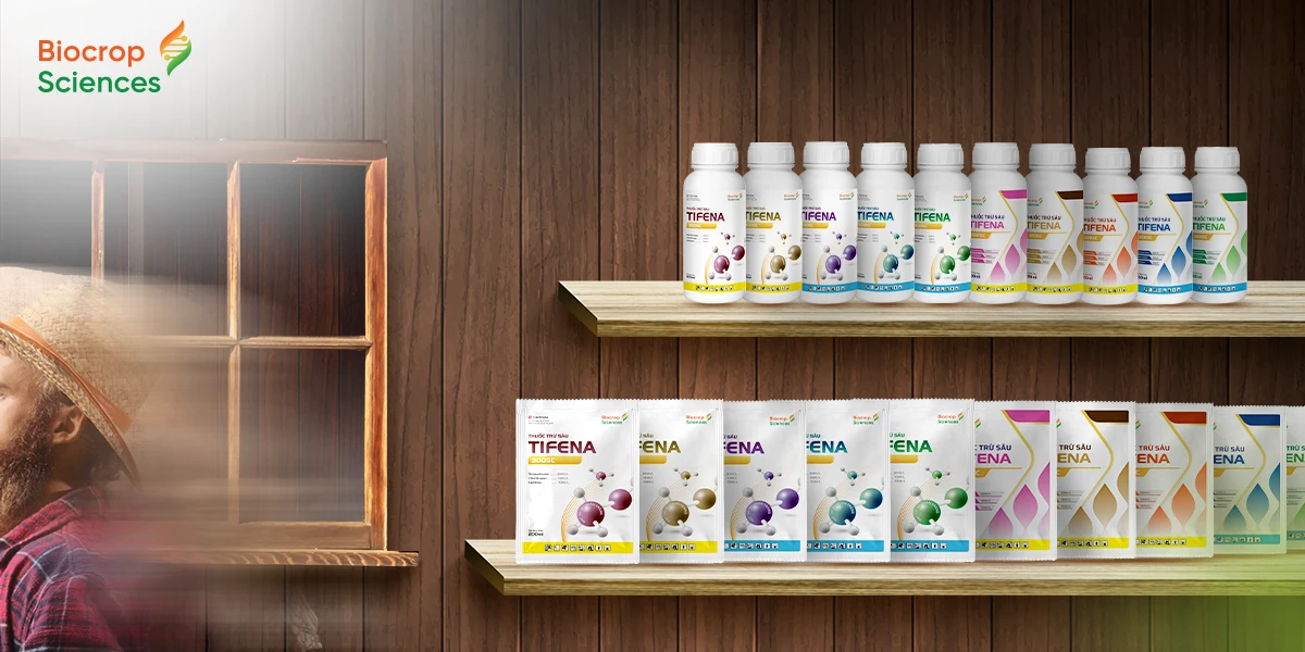 Dự án thiết kế bao bì nhãn mác sản phẩm Tifena Biocrop Sciences