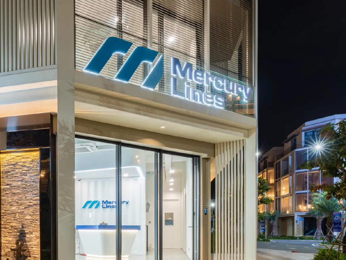 Dự án thiết kế thương hiệu Mercury Lines - Văn phòng Mercury Lines