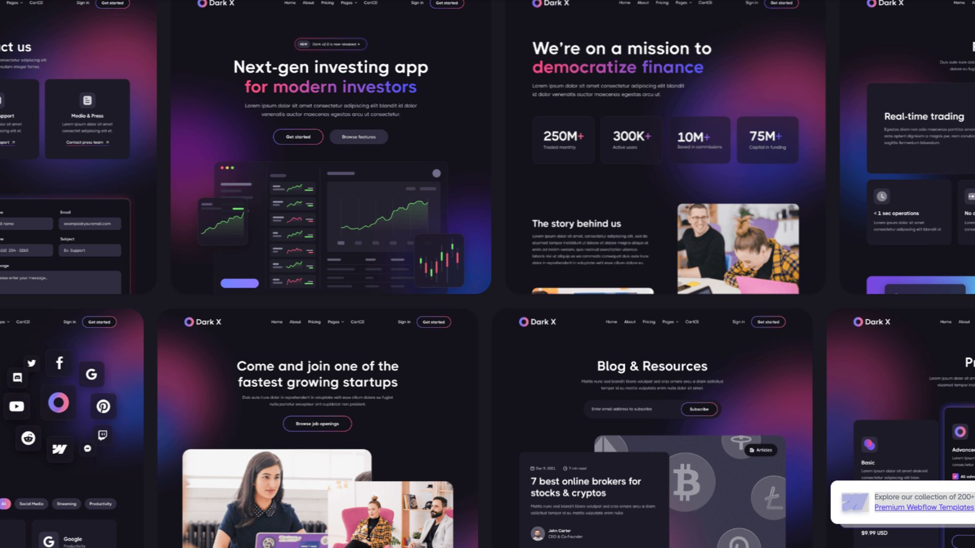 Xu hướng thiết kế website dark mode và Low Light UX