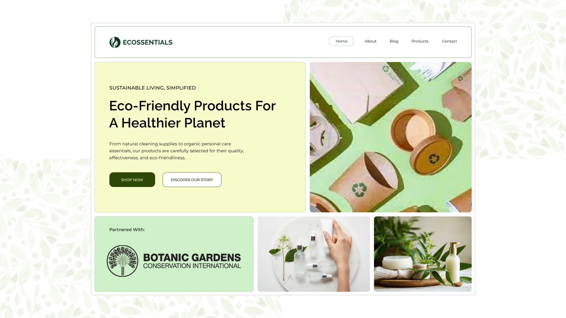 xu hướng thiết kế website sustainable và eco-friendly