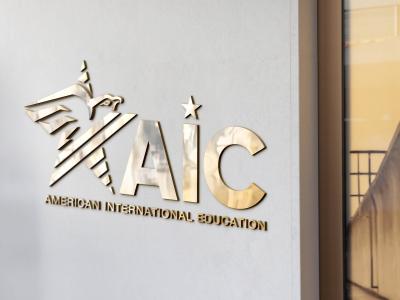 Thiết kế logo giáo dục AIC