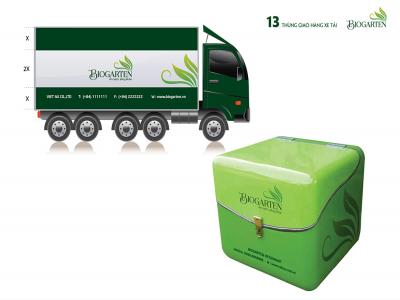 Thiết kế logo và bộ nhận diện thương thực phẩm hữu cơ BioGarten