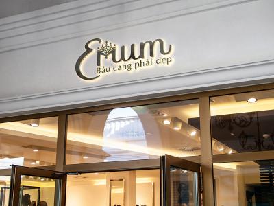 Thiết kế logo và nhận diện thương hiệu thời trang đầm bầu EMUM