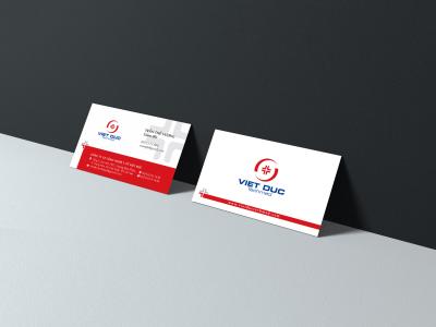 Thiết kế logo nhận diện thương hiệu cho công ty thiết bị y tế Việt Đức