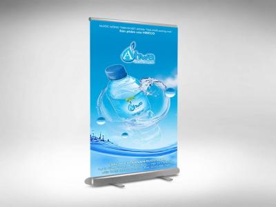 Sáng tạo tên thương hiệu và thiết kế logo nước tinh khiết Ahwa